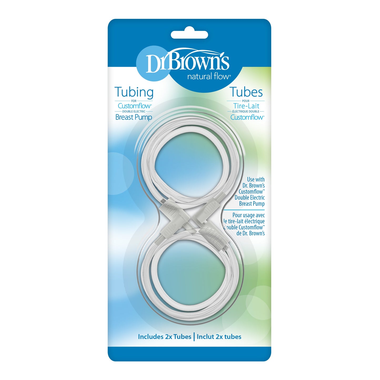 Dr. Brown's Tubing for Customflow™ Double Electric Breast Pump, 2pk