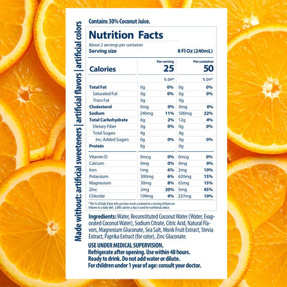 Dr. Brown's™ Electrolyte Solution – Orange