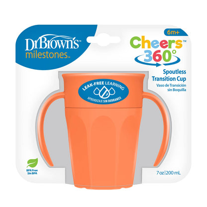 Dr. Brown’s® Milestones™ Cheers360™ Cup with Handles, 7 oz/200 mL