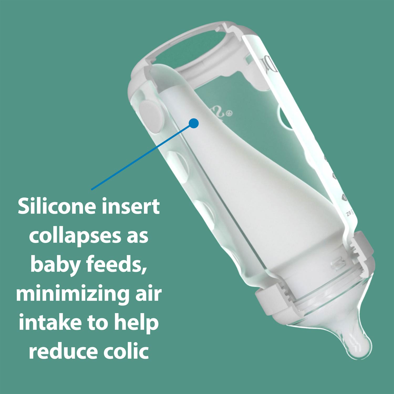 Dr. Brown's® Silicone Baby Bottle