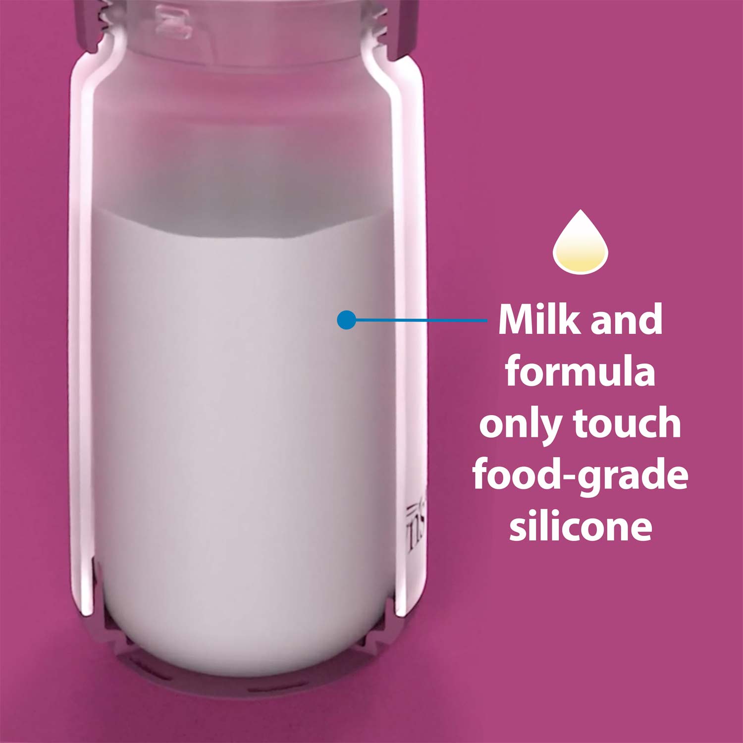 Dr. Brown's® Silicone Baby Bottle