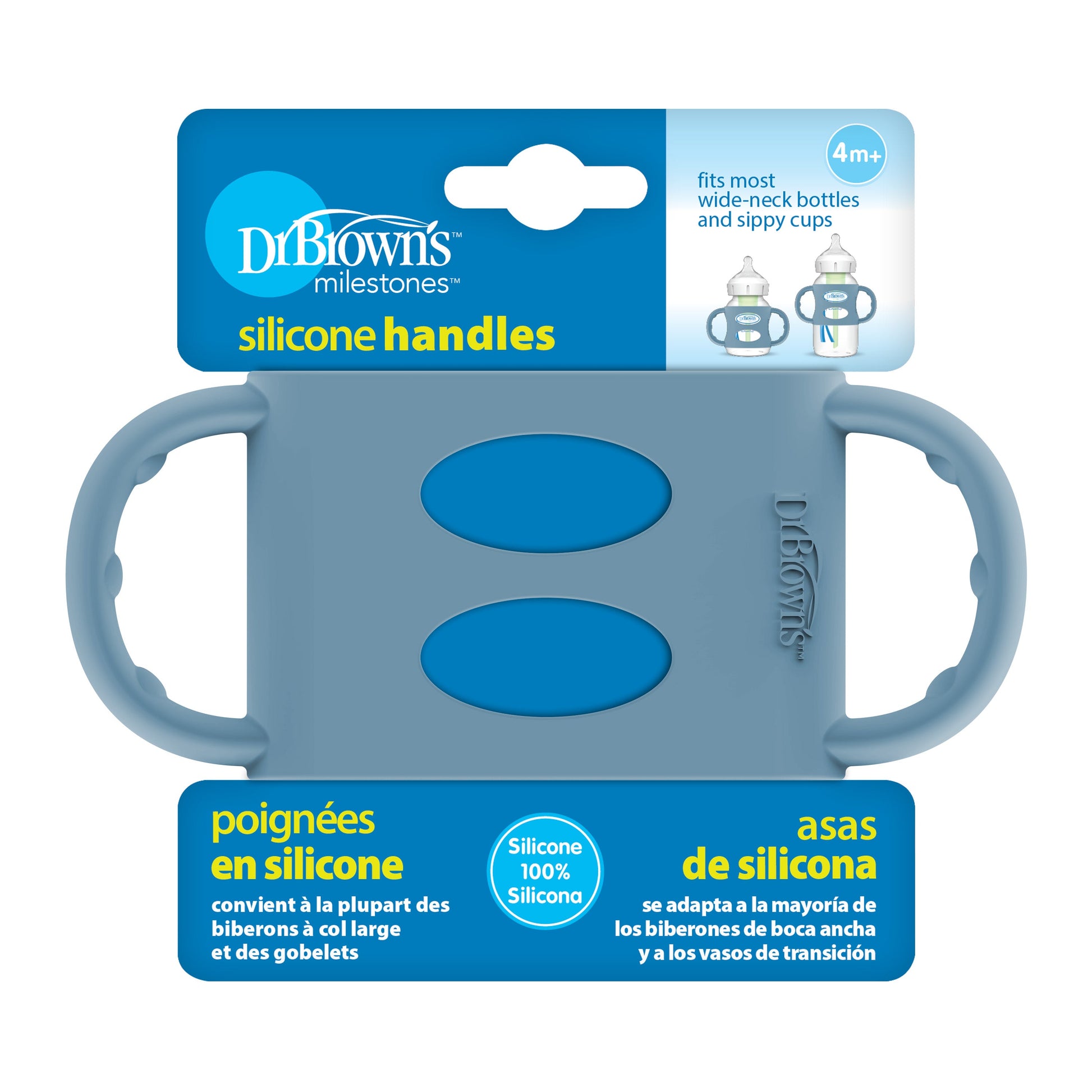 Dr. Brown’s® Milestones™ Wide-Neck Silicone Handles