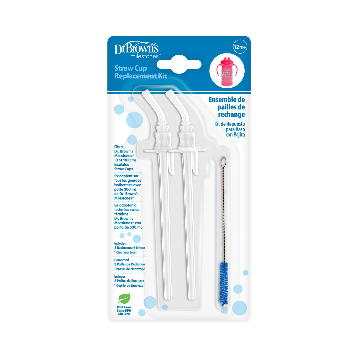 Dr. Brown’s® Milestones™ Insulated Straw Cup Replacement Kit